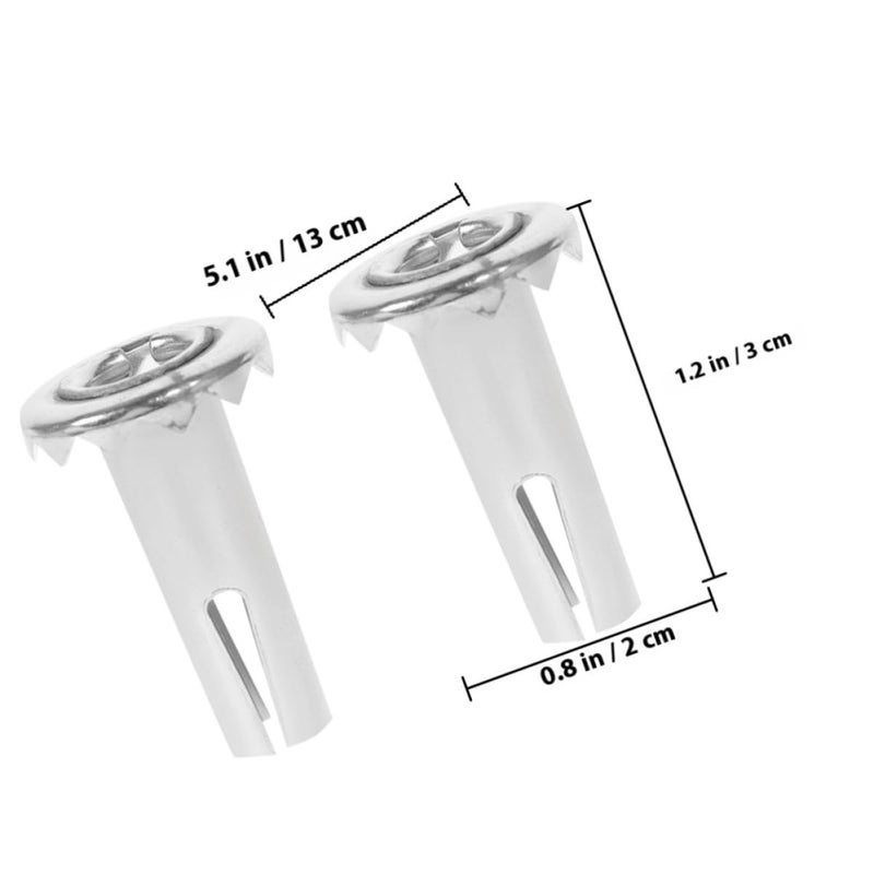 Metal Caster Socket Inserts 8pcs for 8x36 8x38mm Furniture Casters Replacement - Image 2